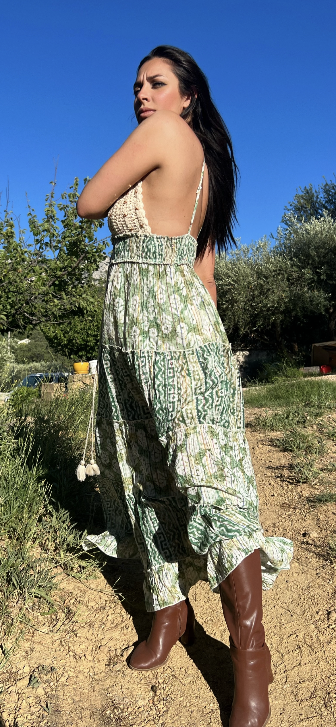 Robe longue Bohème Gina